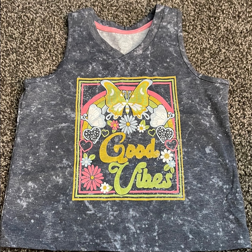 Wonder Nation Black Tank Top Retro Graphic. Brand new, no tags